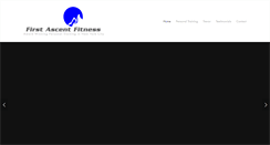 Desktop Screenshot of firstascentfitness.com