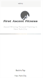 Mobile Screenshot of firstascentfitness.com